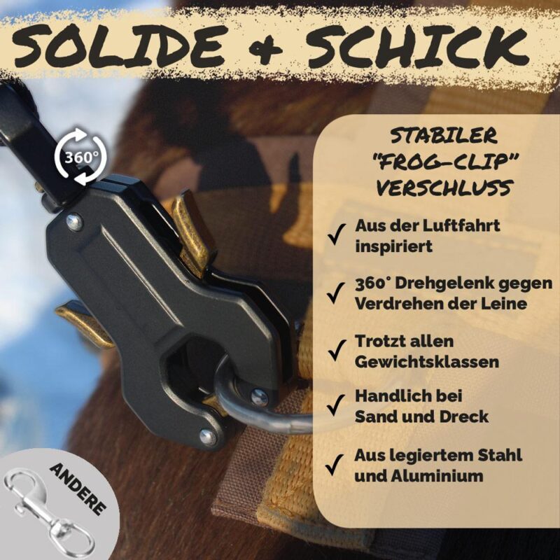 2-in-1 Hundeleine zum anschnallen – Bild 5